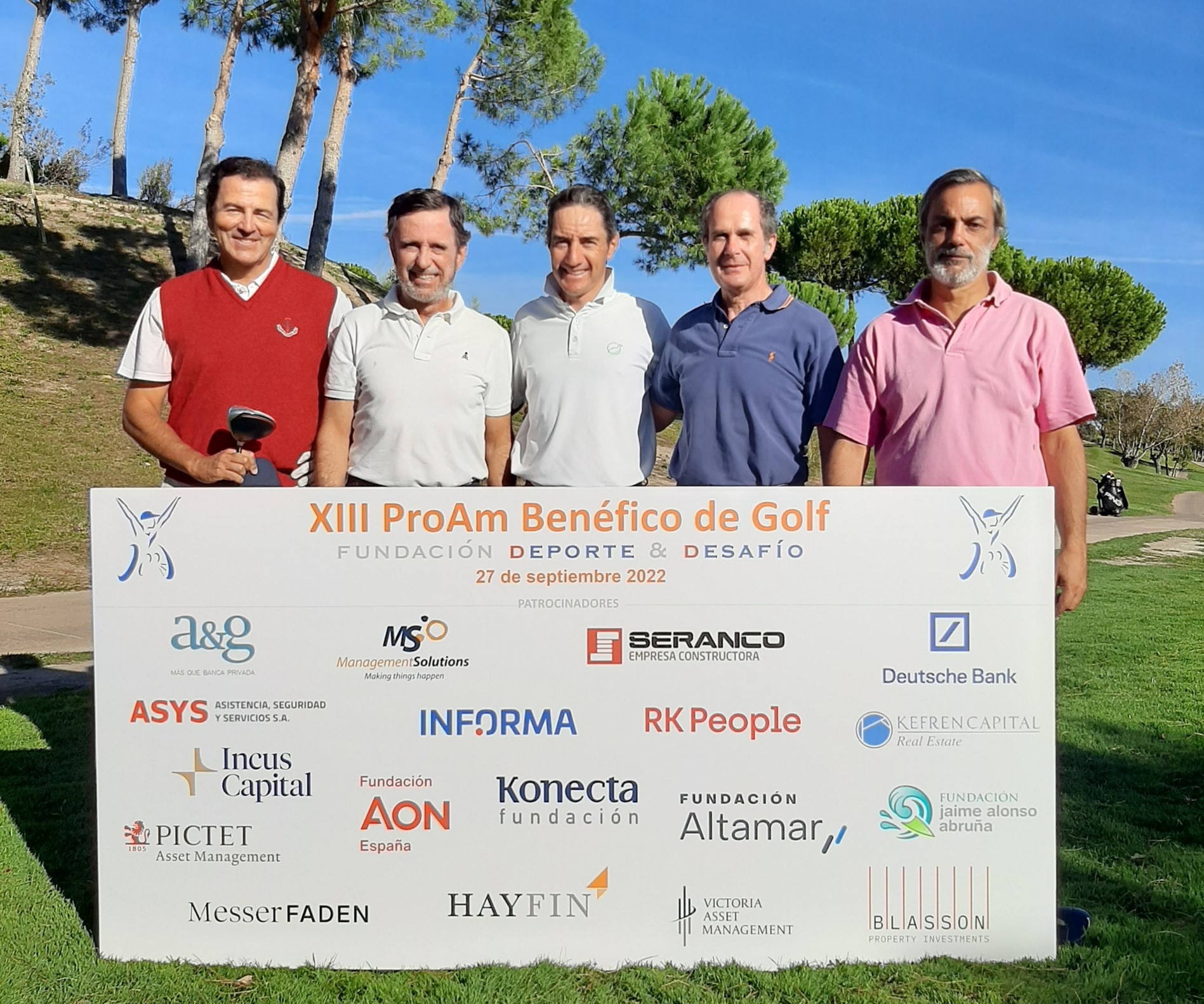 MS patrocina el torneo benéfico de golf "Deporte y Desafío"