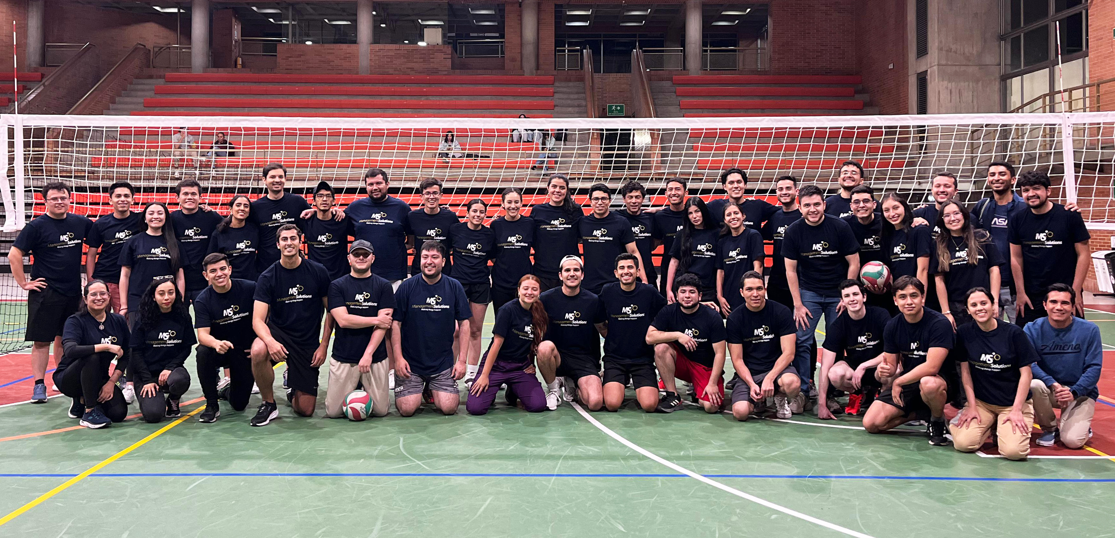 Torneo de vóley mixto en Colombia