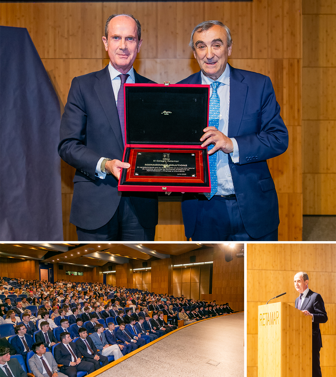 Reconocimiento del Colegio Retamar a Management Solutions
