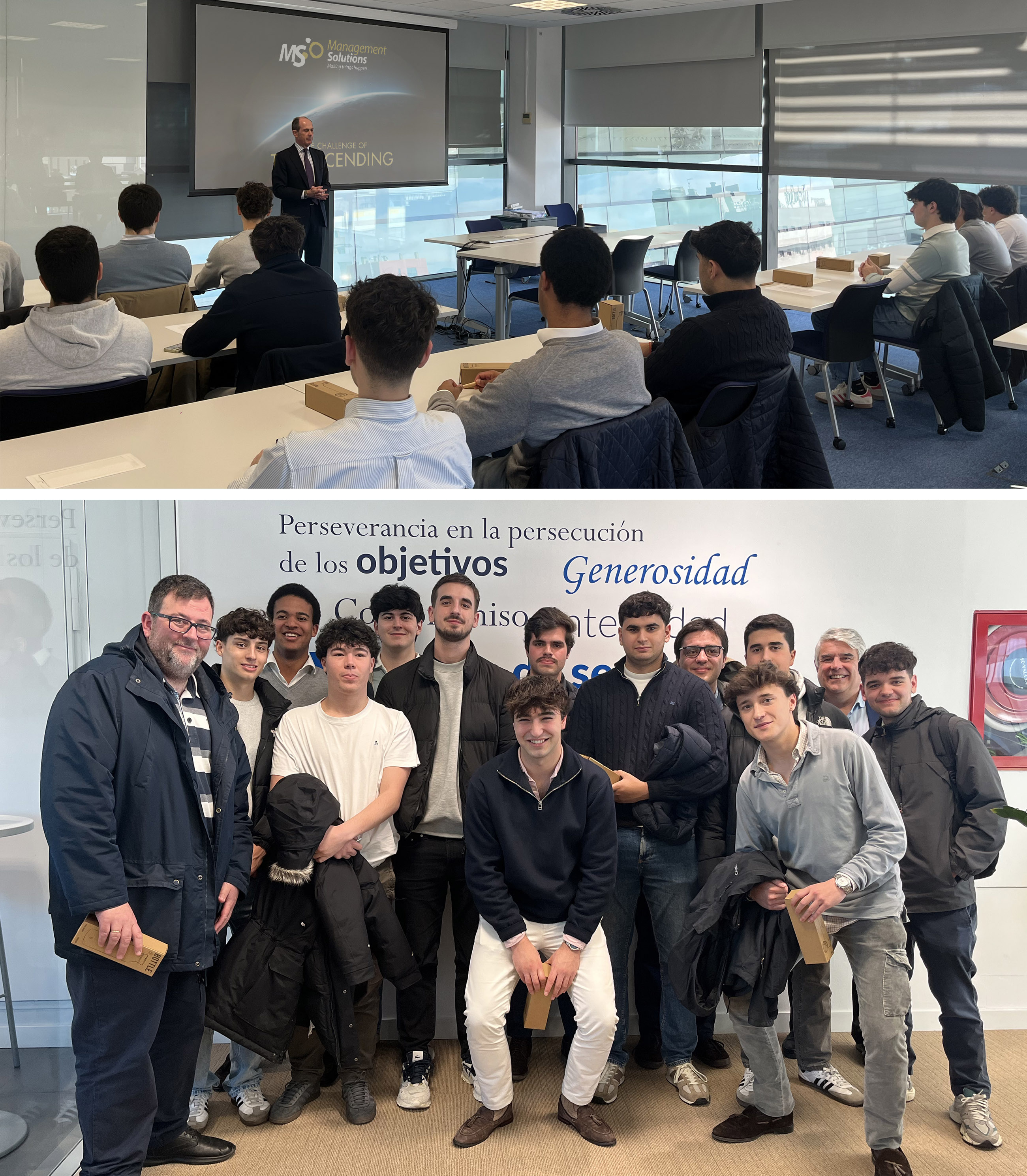 Visita del colegio Retamar a Management Solutions