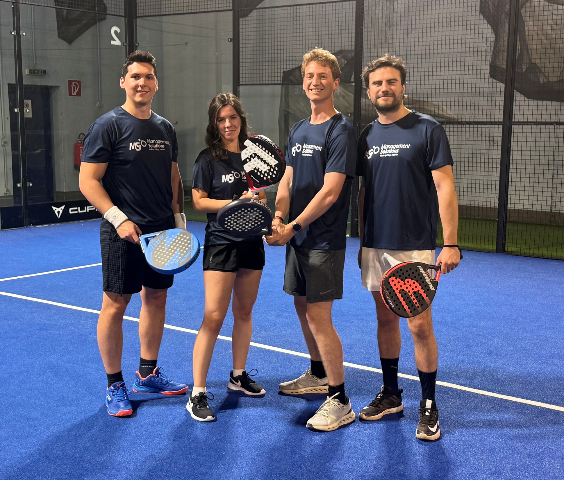 Primer torneo de pádel de la oficina de Austria