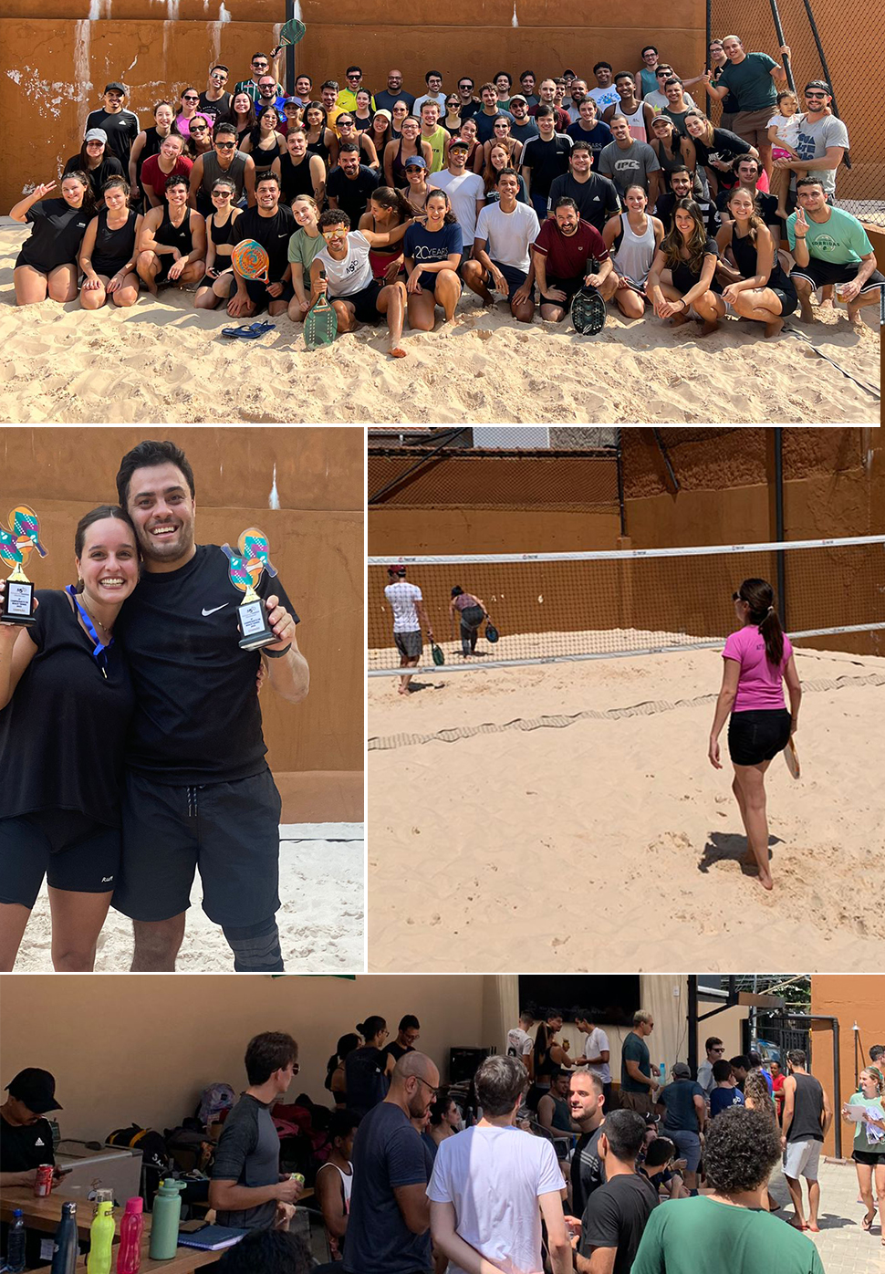 segundo campeonato de tenis playa en Brasil