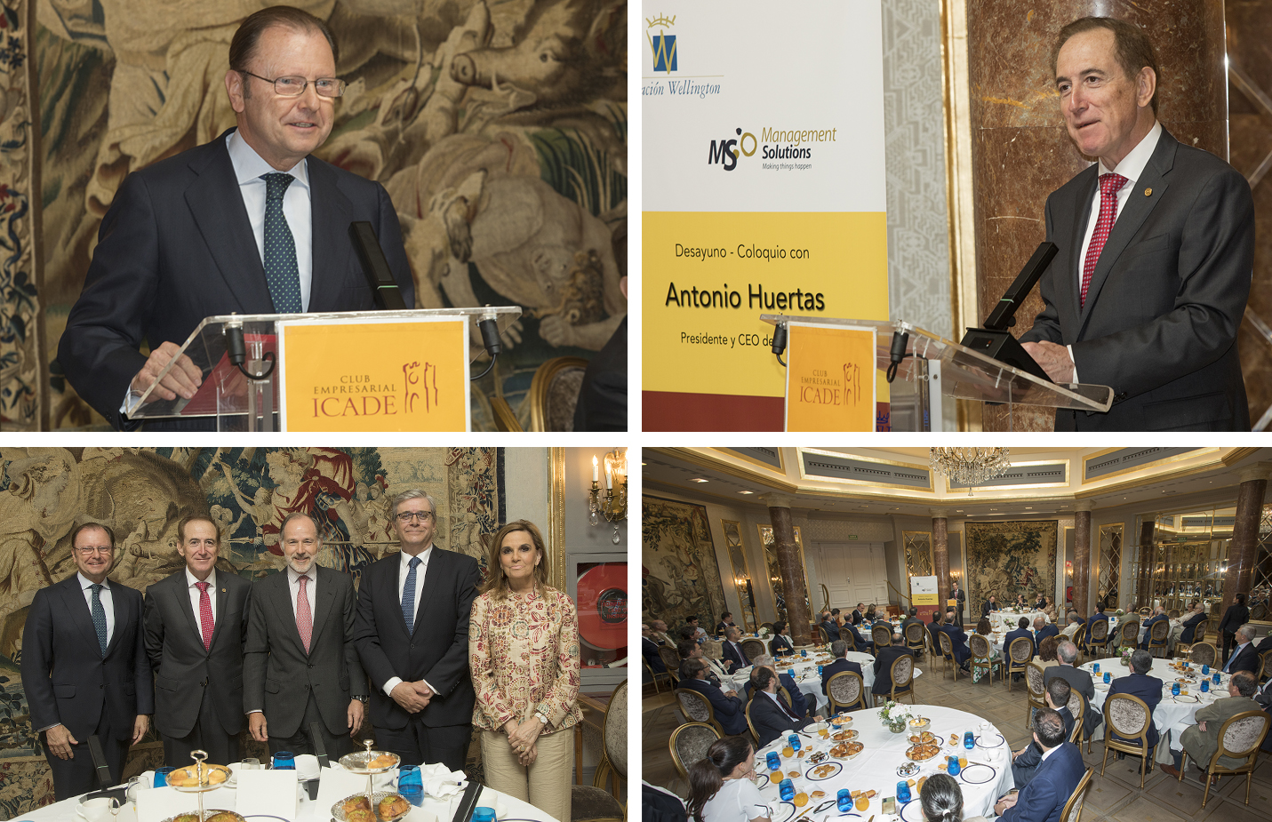 Management Solutions copatrocina un desayuno-coloquio con D. Antonio Huertas