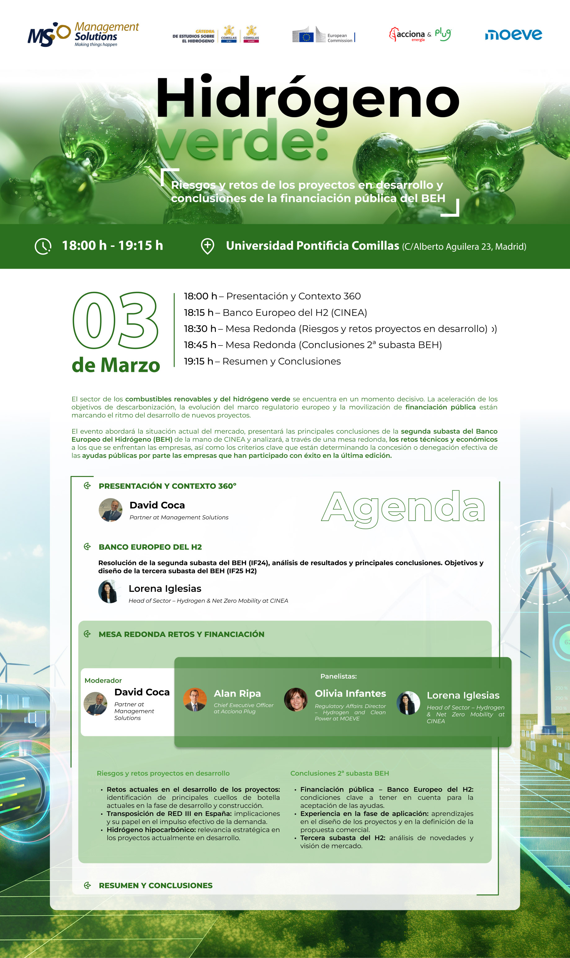 Riesgos y retos de los proyectos en desarrollo y conclusiones de la financiación pública del BEH