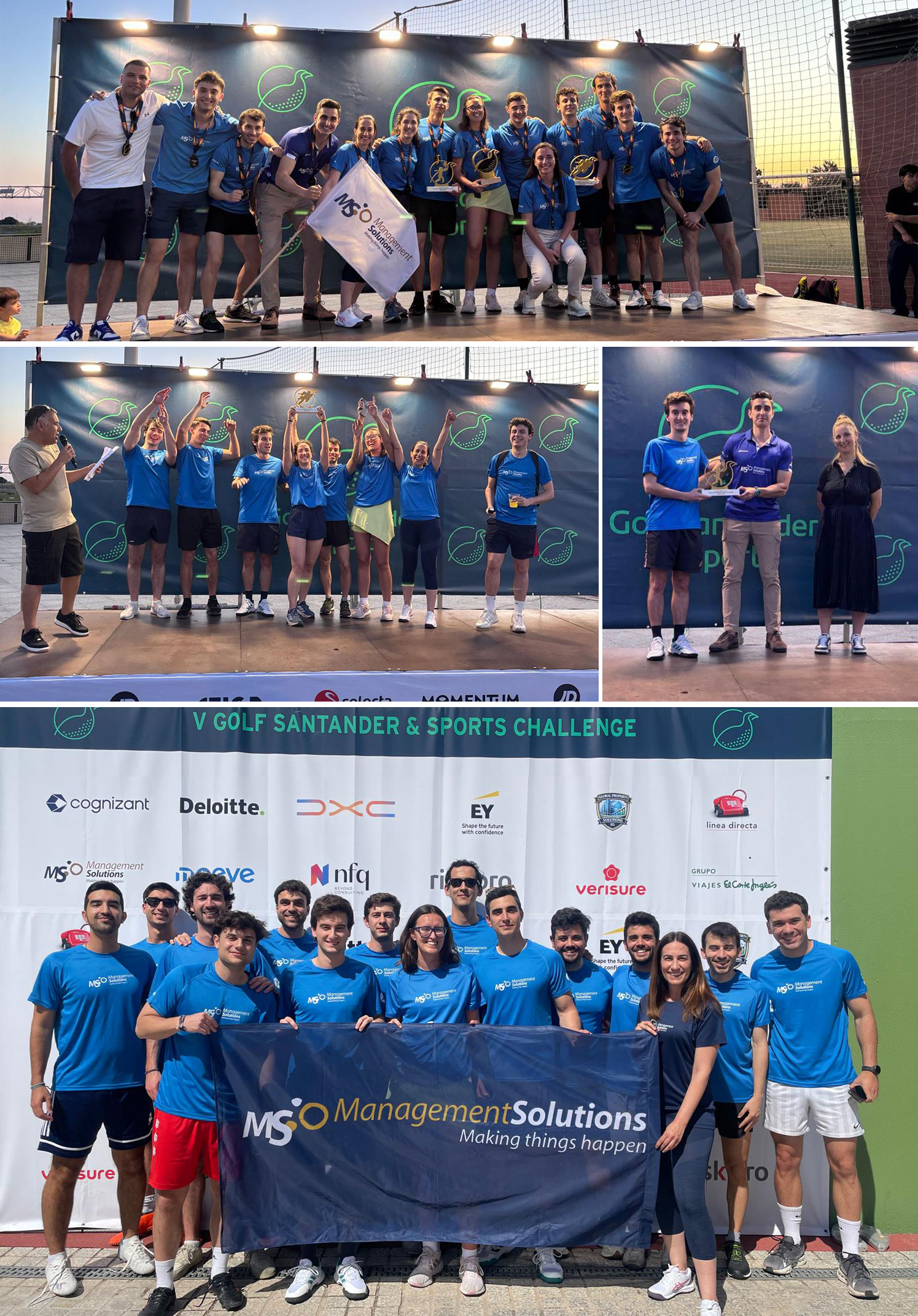 Management Solutions gana la quinta edición de Golf Santander & Sports Challenge