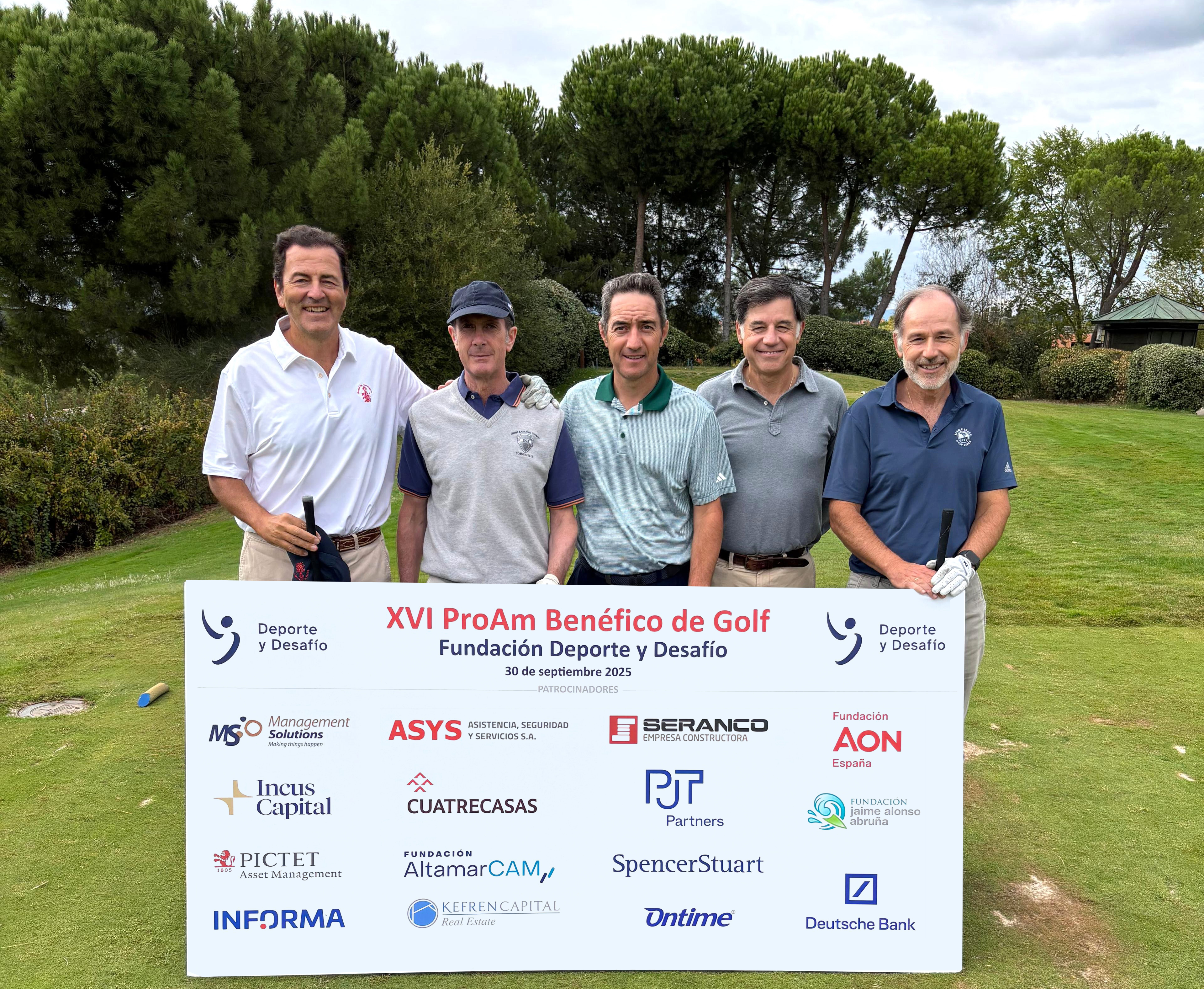 Management Solutions patrocina el torneo benéfico de golf Deporte y Desafío