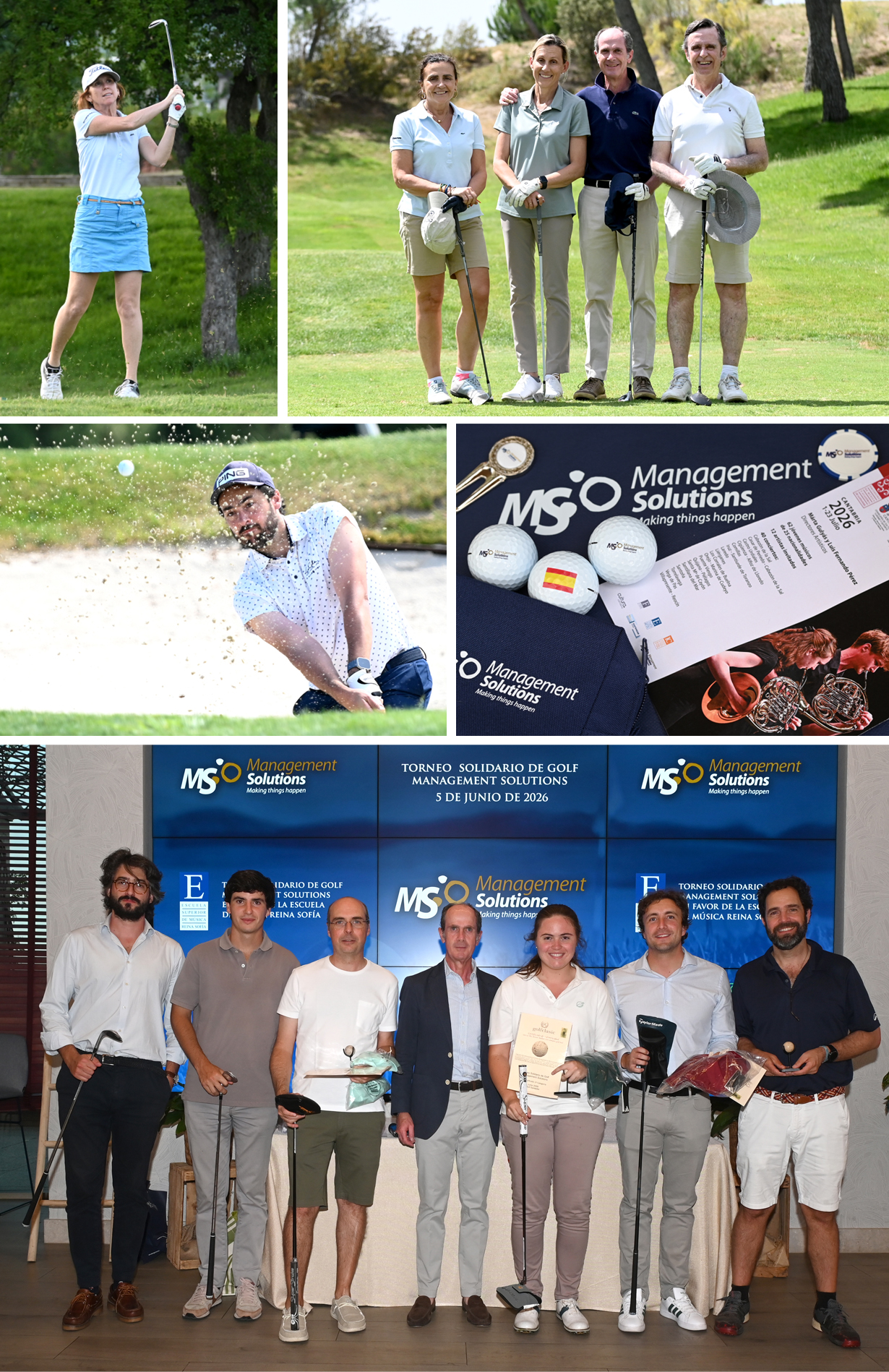 Torneo Solidario de Golf Management Solutions