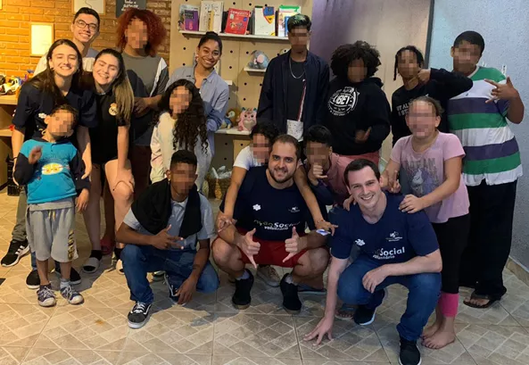 Easter volunteering at Casa das Crianças de Santo Amaro, São Paulo