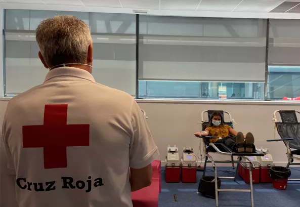 Blood donation campaign in Madrid 2023