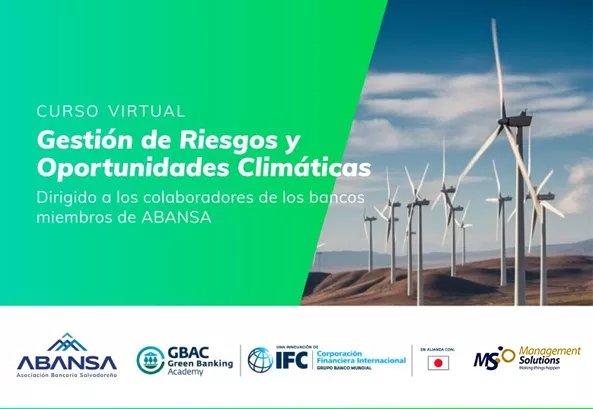 Management Solutions delivers a Climate Risk and Opportunity Management course together with the IFC