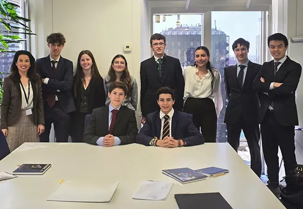 Students from the Everest and Highlands schools visit Management Solutions