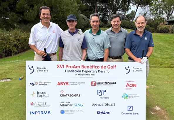 Management Solutions patrocina el torneo benéfico de golf Deporte y Desafío