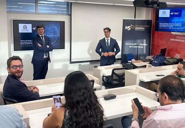 Management Solutions comparte su experiencia en Tesorería con alumnos de la Universidad Andrés Bello
