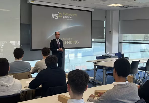 Retamar School visits Management Solutions