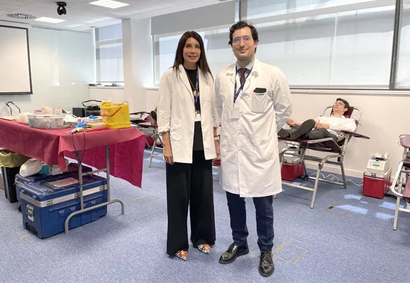 Campaña de donación de sangre en Madrid