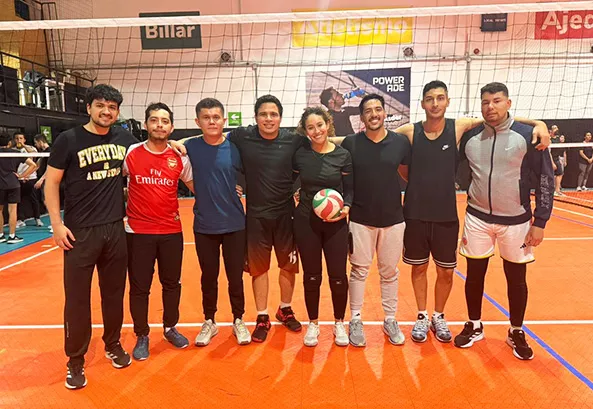 Torneio de vôlei misto na Colômbia