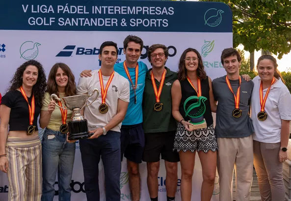 Victoria en la V Liga Pádel Interempresas Golf Santander & Sports