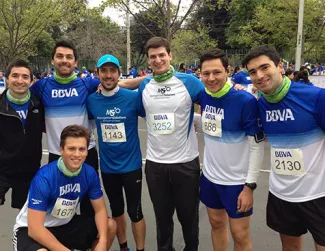 Management Solutions participa en la Carrera Solidaria BBVA en Santiago de Chile