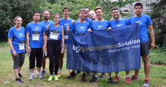 Management Solutions participa en el J.P. Morgan Corporate Challenge de Londres 