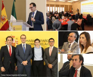 Conferência sobre o "Modelo de prevenção de crime" na Câmara de Comércio Espanhola no México