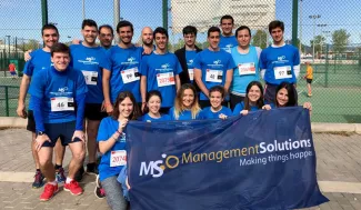 Management Solutions participa en la I edición de la carrera solidaria Entreculturas en Barcelona