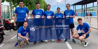 Management Solutions participates in the charity race “Run for a cause, run for the Light for Girls”  in Barcelona