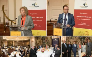 Management Solutions patrocina un desayuno-coloquio con Dña. María Dolores Dancausa, organizado por el Club Empresarial ICADE Management Solutions patrocina un desayuno-coloquio con Dña. María Dolores Dancausa, organizado por el Club Empresarial ICADE