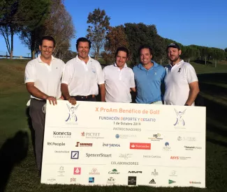 Management Solutions patrocina o torneio beneficente Deporte y Desafío de golfe