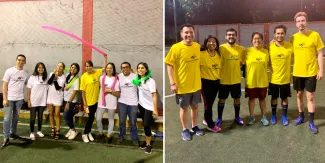 Lima Office mixed soccer championship 