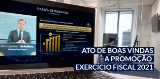 Ato de boas vindas a promoção Exercício Fiscal 2021 dos escritórios da Espanha