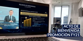Acto de bienvenida a la promoción de FY21 de las oficinas de España Acto de bienvenida a la promoción de FY21 de las oficinas de España