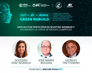 Management Solutions participa do webinar "Achatando a curva de risco climático" Management Solutions participa do webinar "Achatando a curva de risco climático"