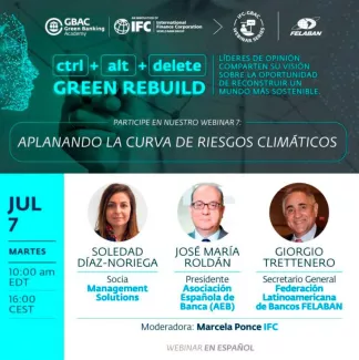 Management Solutions participará en “Aplanando la curva de riesgos climáticos”