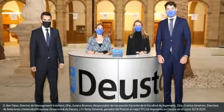 Premio al mejor TFG de Ingeniería en Deusto en el curso 2019/2020 Premio al mejor TFG de Ingeniería en Deusto en el curso 2019/2020