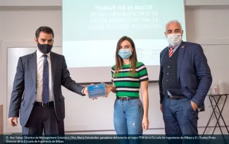 Premio al mejor TFM de la Escuela de Ingeniería de Bilbao Premio al mejor TFM de la Escuela de Ingeniería de Bilbao