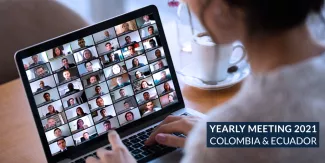 Our Colombia and Ecuador offices jointly held their 2021 Yearly Meeting
